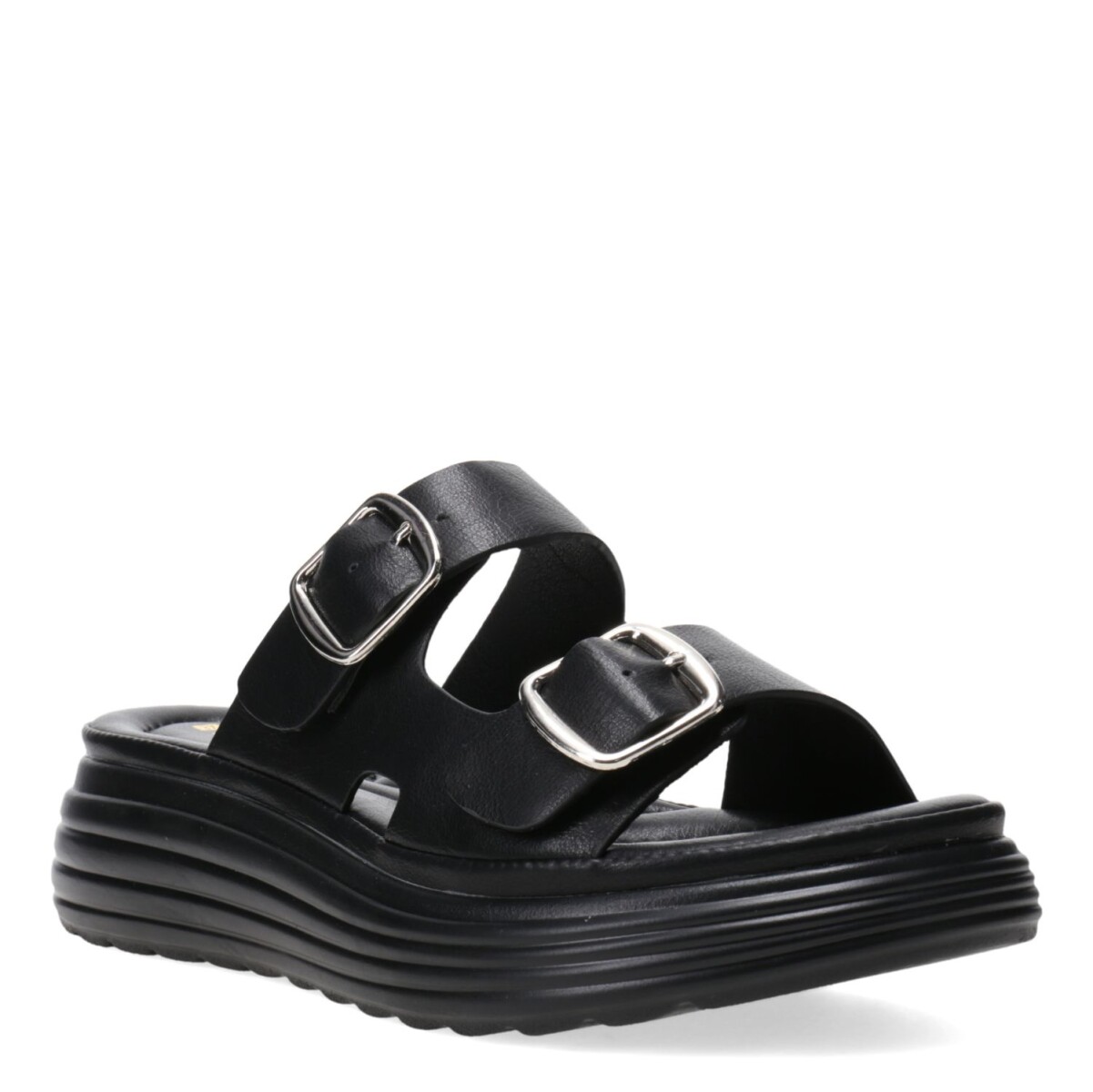 Sandalia de Mujer Lady Confort MUKI con doble banda - Negro 