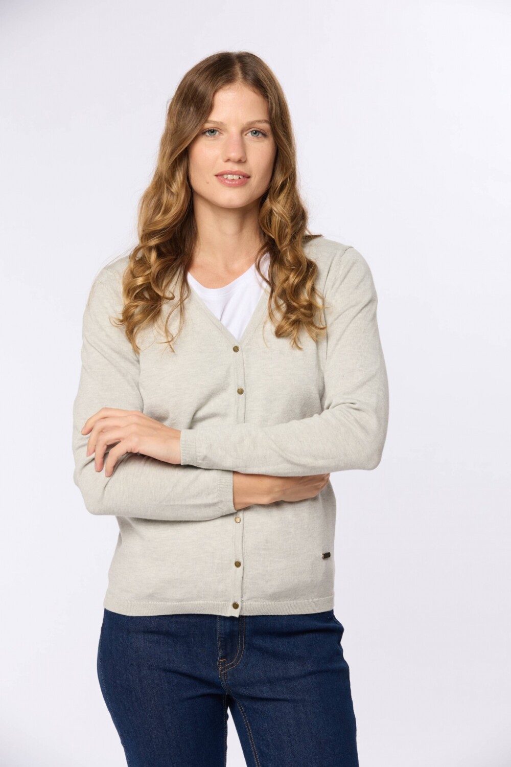 CARDIGAN CLÁSICO Gris