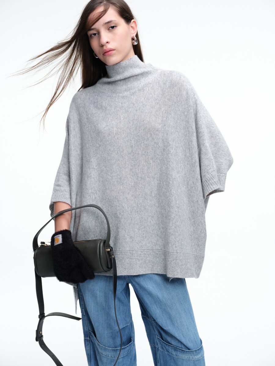 PONCHO TEJIDO 