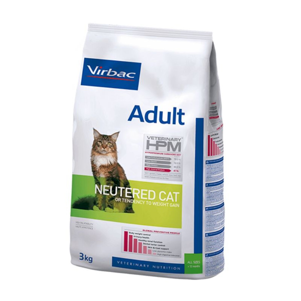 HPM ADULT NEUTERED CAT 3 KG - Hpm Adult Neutered Cat 3 Kg 