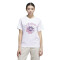 Remera de Mujer Adidas Floral Graphic W Blanco - Lila