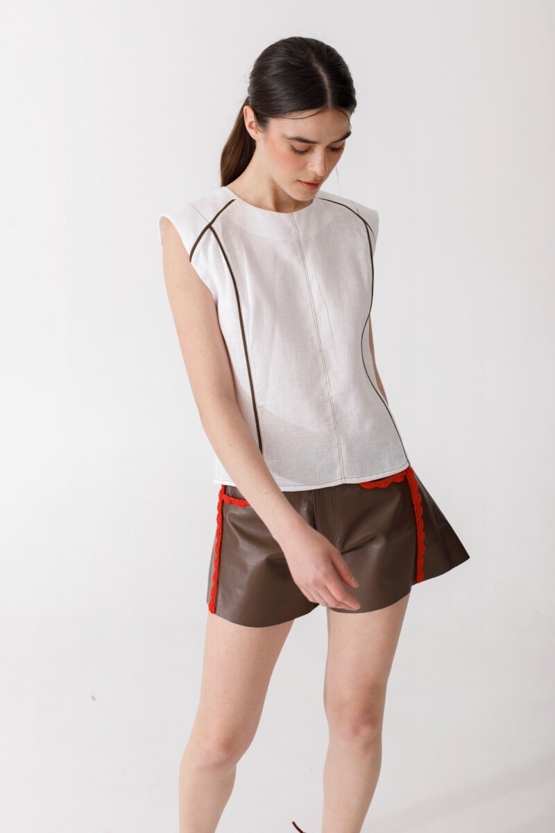 PRE VENTA BLUSA RUCU Blanco