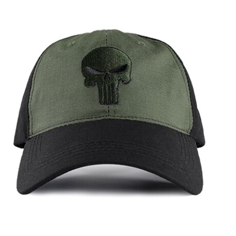 Gorro Punisher bordado Verde