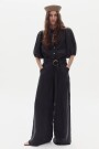 PANT VINCENT LINEN Negro