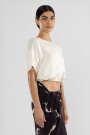 SHORT SLEEVE TOP Cream