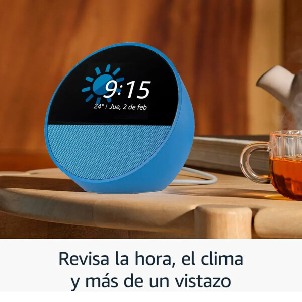 Amazon Echo Spot Smart Clock Parlante Alexa AZUL
