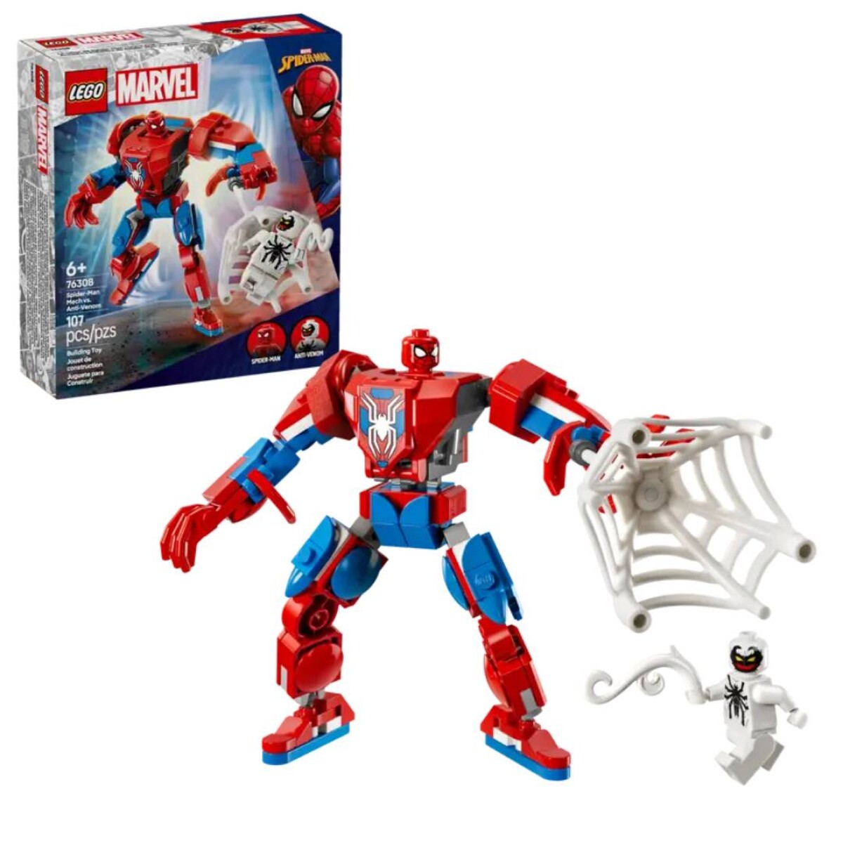 Lego Spider-man VS Anti-Venom 102 Piezas 6+ - Lego Boys 