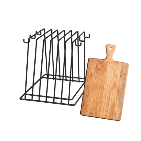 Soporte Organizador para 6 Tablas de corte Negro Soporte Organizador para 6 Tablas de corte Negro