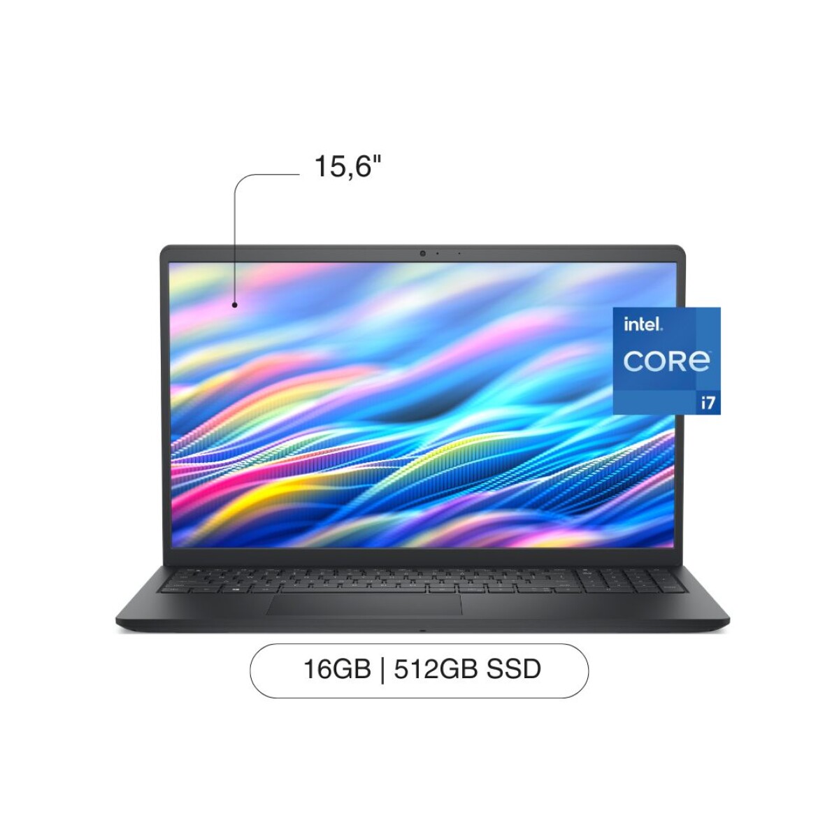 Notebook DELL 15,6' 2K Táctil 512GB / 16GB RAM Intel Core I7-1355U W11 