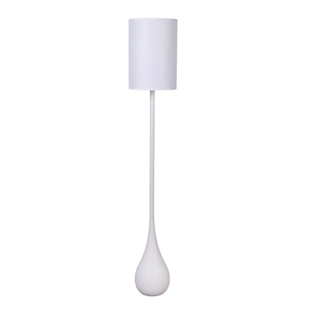 LÁMPARA DE PIE METAL-Y-TELA BLANCO XYF8073