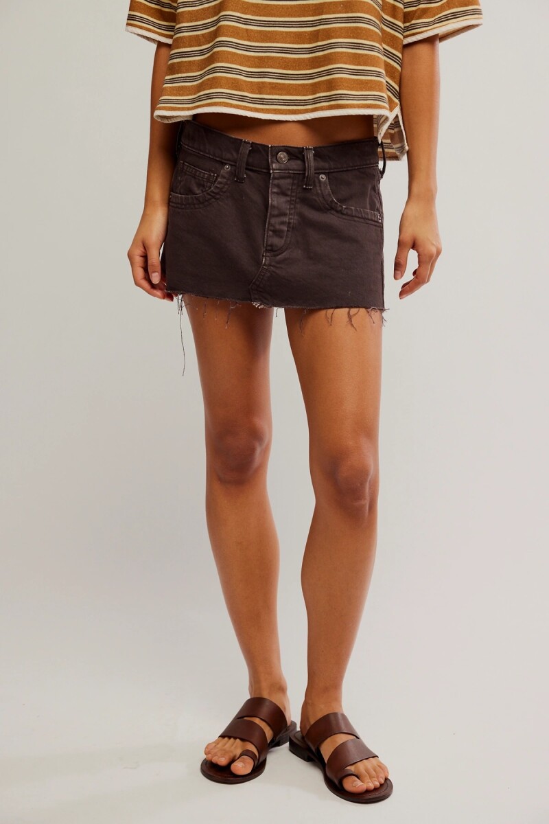 LAINEY LOW RISE MINI SKIRT 