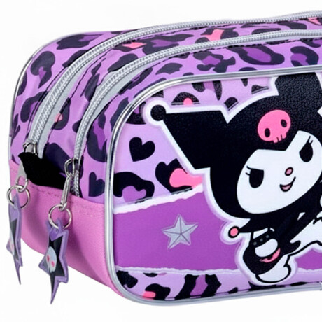 Cartuchera Kuromi Doble Cierre Gran Capacidad M3