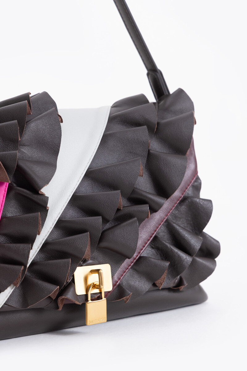 CARTERA LOCK FLAMINGO Chocolate