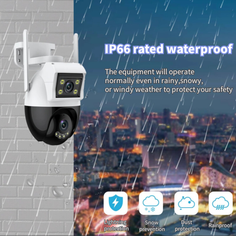 Cámara de seguridad Domo 360 grados WIFI para exterior Cámara de seguridad Domo 360 grados WIFI para exterior