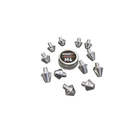 TAPONES ALUMINIO PACK X12 M6 Silver