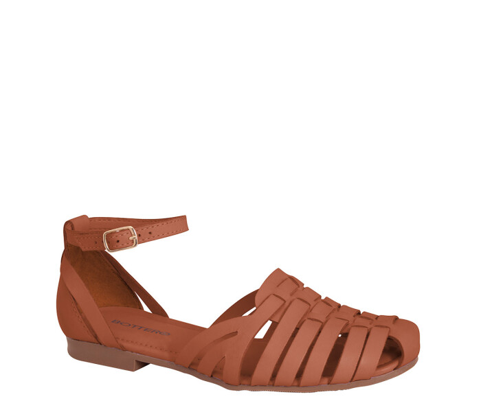 Zapatos de Mujer Bottero Tiras Marrón Caramelo