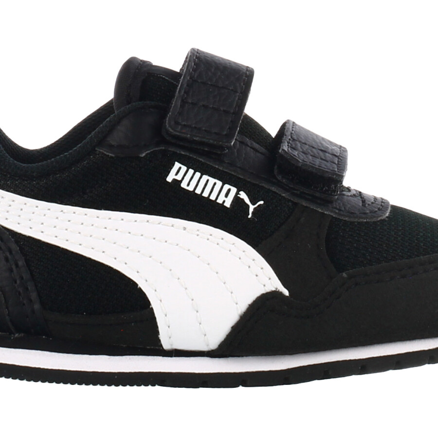 Championes de Niños Puma St Runner V3 Inf Negro - Blanco
