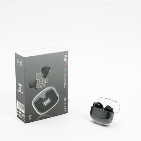 AURICULARES INALAMBRICOS BLUETOOTH IN EAR F10 PANTALLA NEGROS CON ESTUCHE AURICULARES INALAMBRICOS BLUETOOTH IN EAR F10 PANTALLA NEGROS CON ESTUCHE