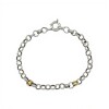 Pulsera Rolo-Plata y Oro-Sin piedra-PU5034 sinpiedra
