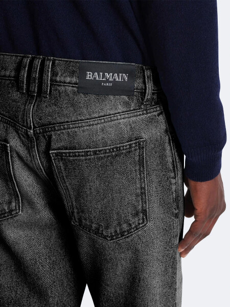 BALMAIN - JEANS REGULAR FIT DENIM Alta Automática
