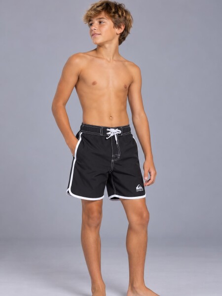 BERMUDA QUIKSILVER 80505 NIÑO NEGRO