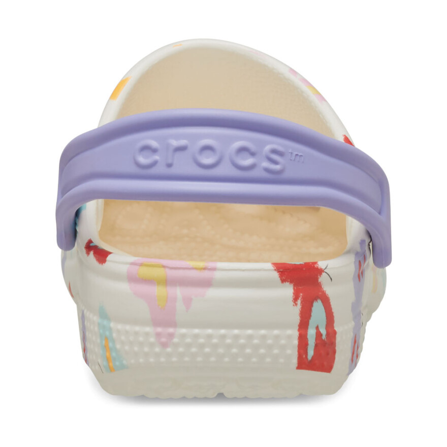 Classic Butterfly Graphic Clog T - Niños 1 a 5 años Chalk