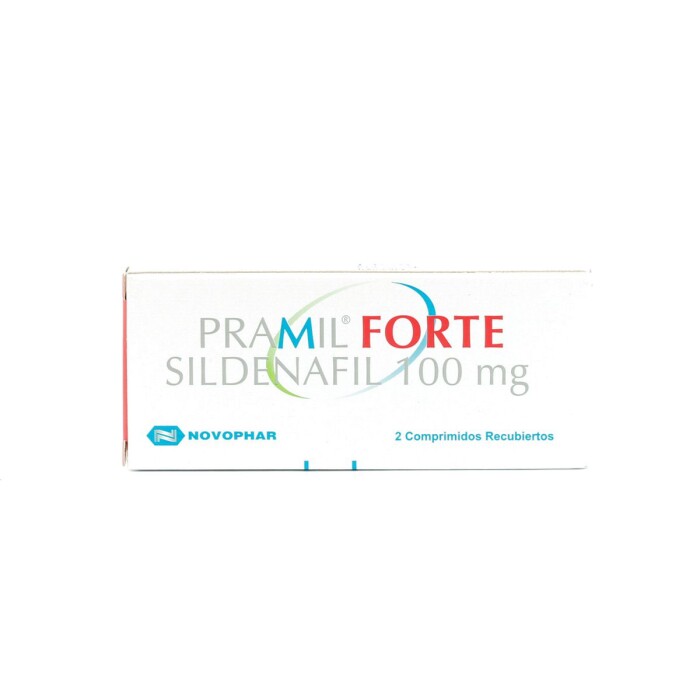 PRAMIL FORTE 100 MG. CJ X 2 COMPRIMIDOS única