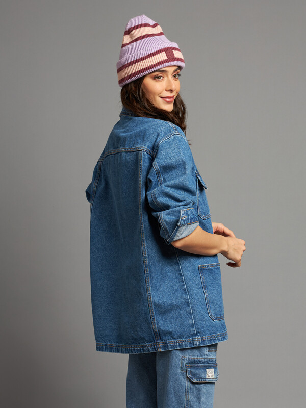 CAMPERA NAMUS RUSTY Azul