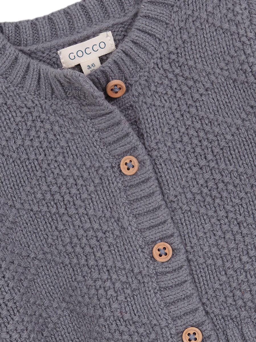 Chaqueta Punto Especial Azulado