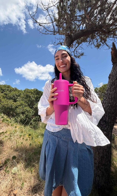 VASO TERMICO DRINKS FUCSIA