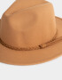Sombreros Boho Sombrero Fedora - Marron Camel