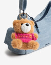 Llavero Cozy Llavero Y Bag Charm Peluche Oso - Combinacion Bicolor