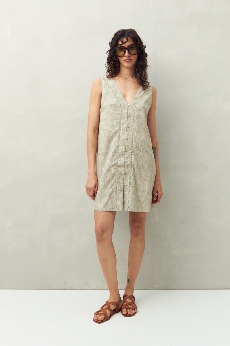 VESTIDO URRUTIA Caqui