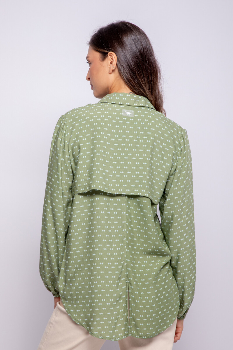 CAMISA LUANDA Verde Hierba