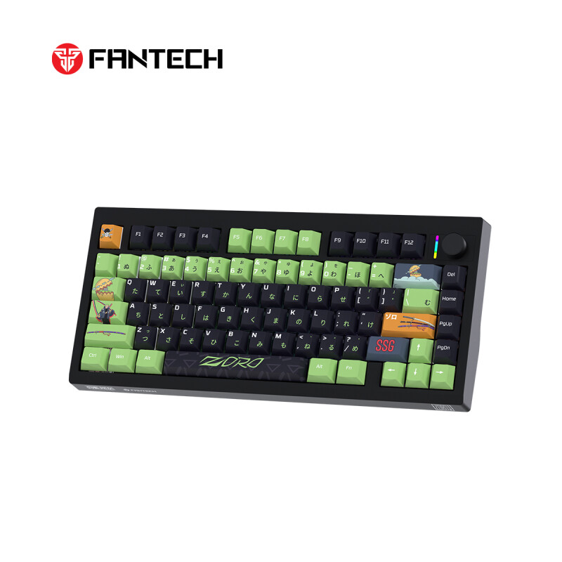 Teclado Gamer Fantech MK921 Zoro One Piece Switch Brown Teclado Gamer Fantech MK921 Zoro One Piece Switch Brown