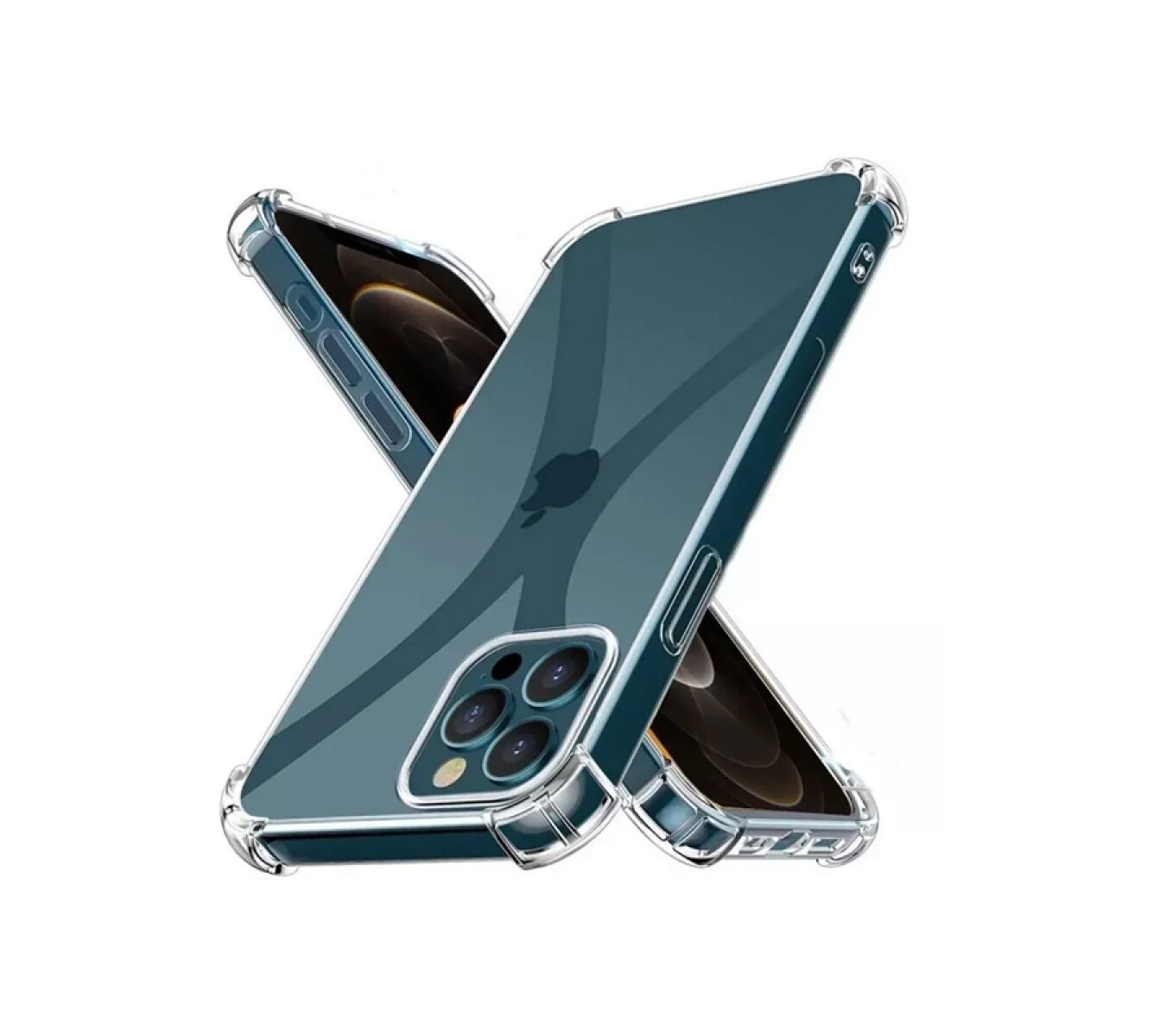 Estuche TPU De Silicona Para IPhone 12 Pro Max Transparente 