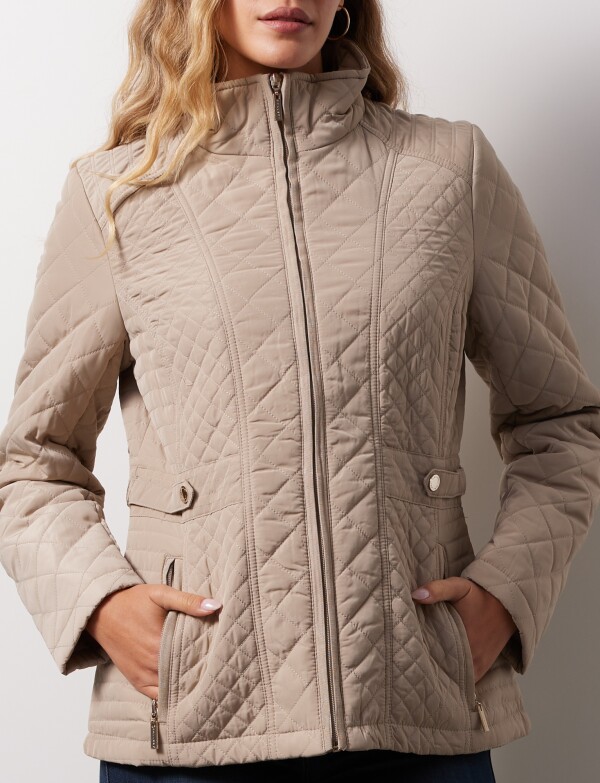 Campera Capitoneada BEIGE