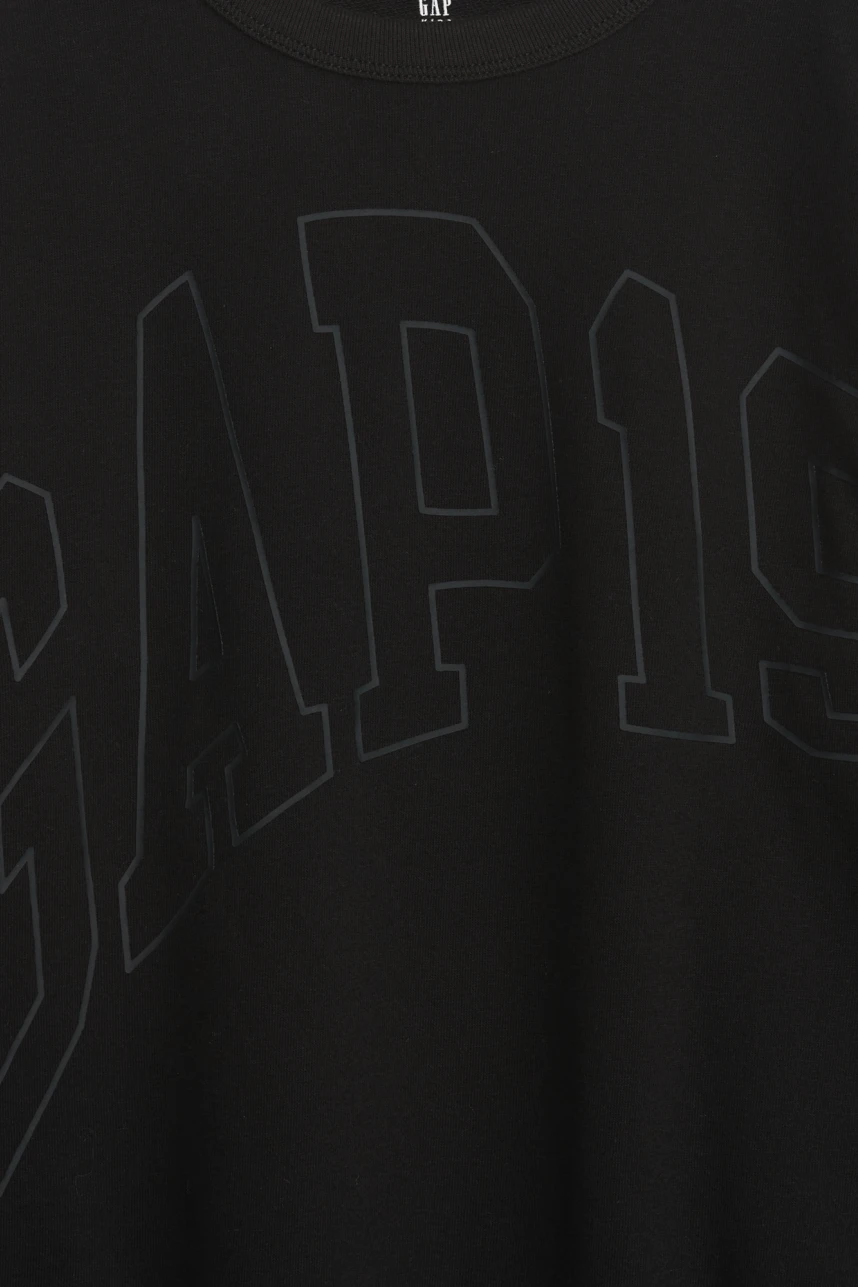 Buzo Deportivo Logo Gap Niño Black V2