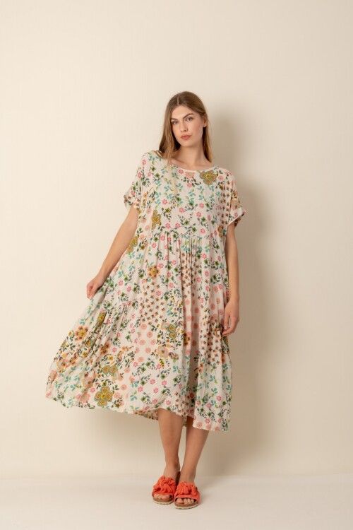 Vestido largo Flora