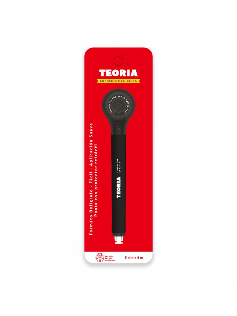 CORRECTOR CINTA BOLIGRAFO TEORIA - BLANCO 