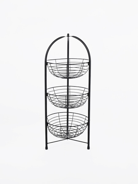 CESTA DESMONTABLE HIERRO NEGRO