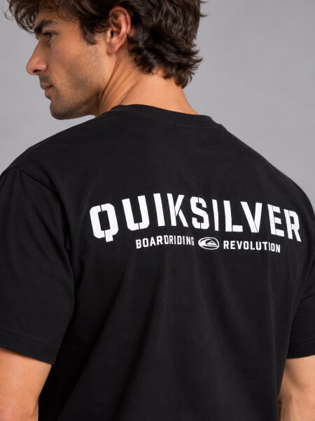 T-SHIRT QUIKSILVER 40623 M.C OVEI NEGRO
