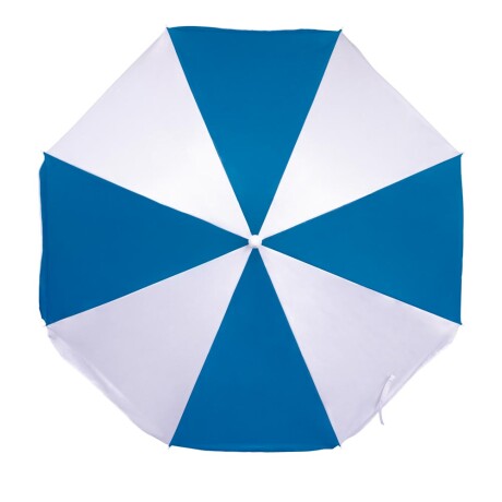 Sombrilla Playa 1,80m FPS 70 Articulable MOR Con Funda Acero Blanco/azul