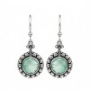 Caravanas círculo calcedonia - plata 925 - calzedonia - CA8440 conpiedra