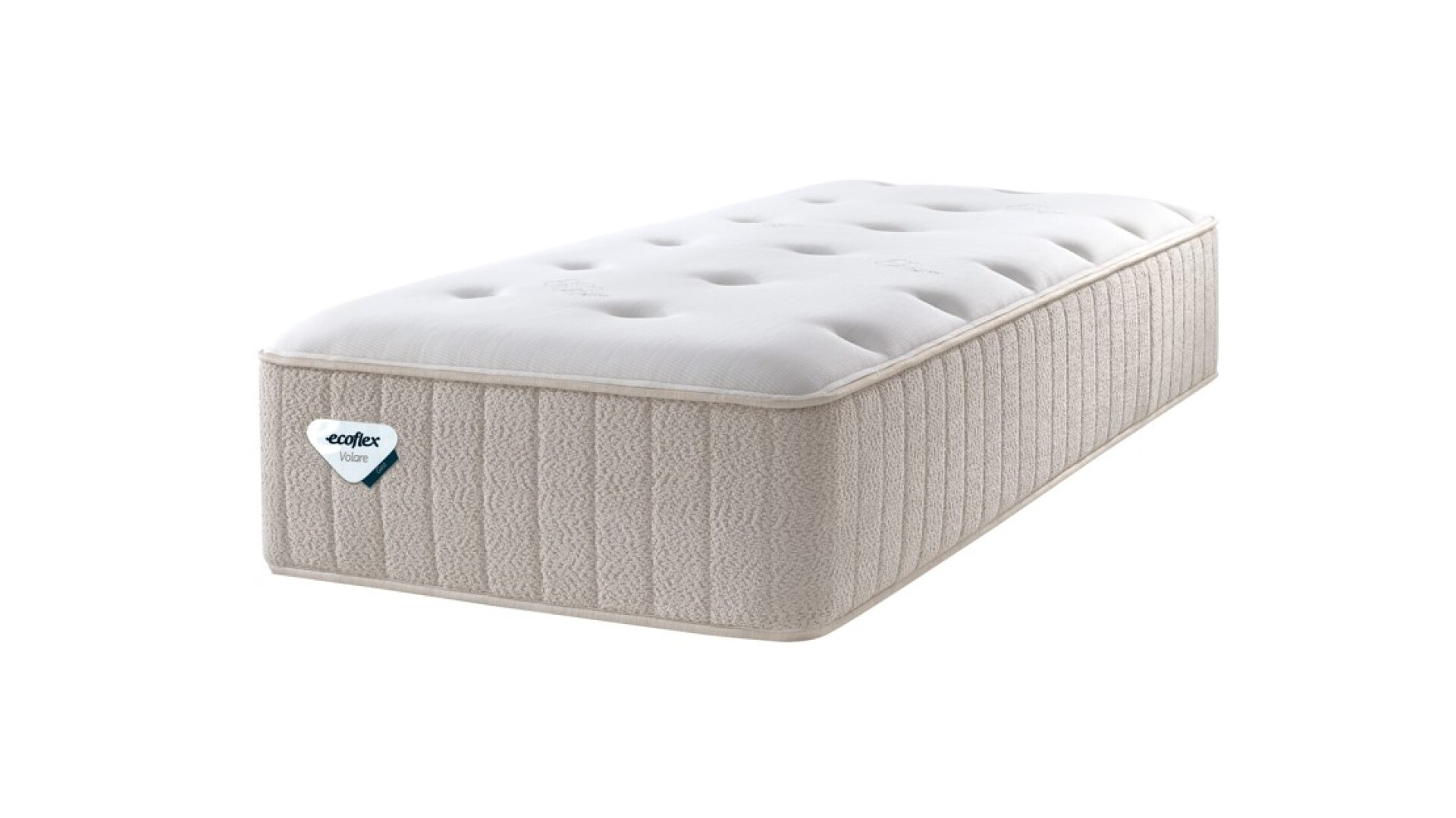 Colchón Ecoflex GEO de Resortes Ensacados 1 Plaza 88 × 188 cm 