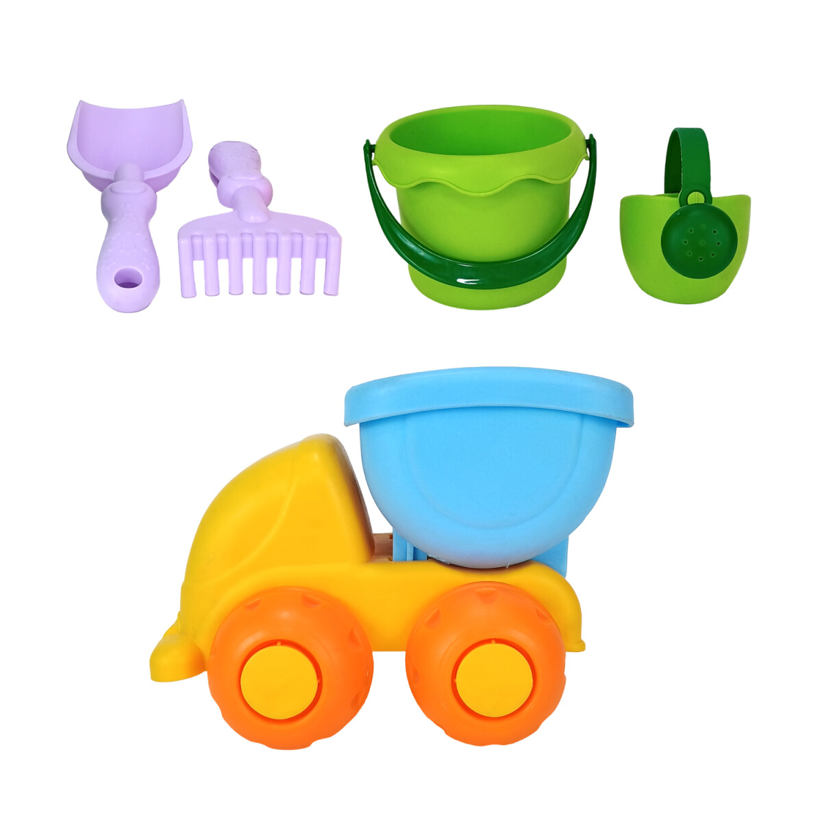 3X2 OUTLET Camión con balde y accesorios de playa - 3x2 Outlet Camión Con Balde Y Accesorios De Playa 