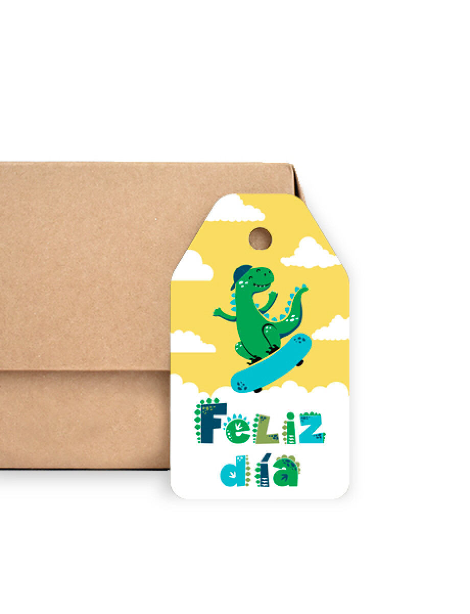 NO USAR TAG FELIZ DÍA 5X8,5 cm - DISEÑO 1 