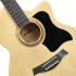 Guitarra Electroacústica para Diestros con Funda Color Natural gui002 Guitarra Electroacústica para Diestros con Funda Color Natural gui002