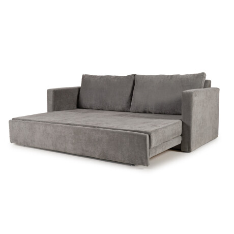 Sofá Cama Mónaco II - Tela Microfibra Berlin 06 (Grafito)