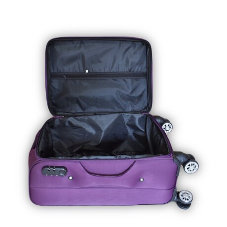 Set valijas en tela Violeta